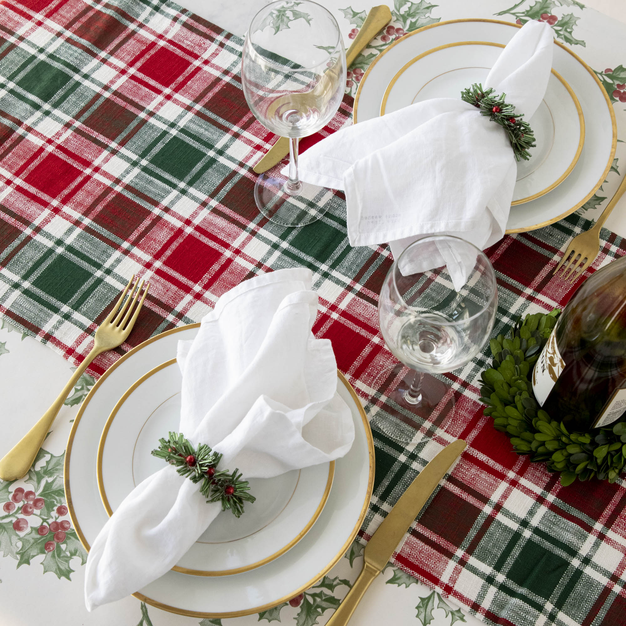 Beaded Flower Napkin Ring