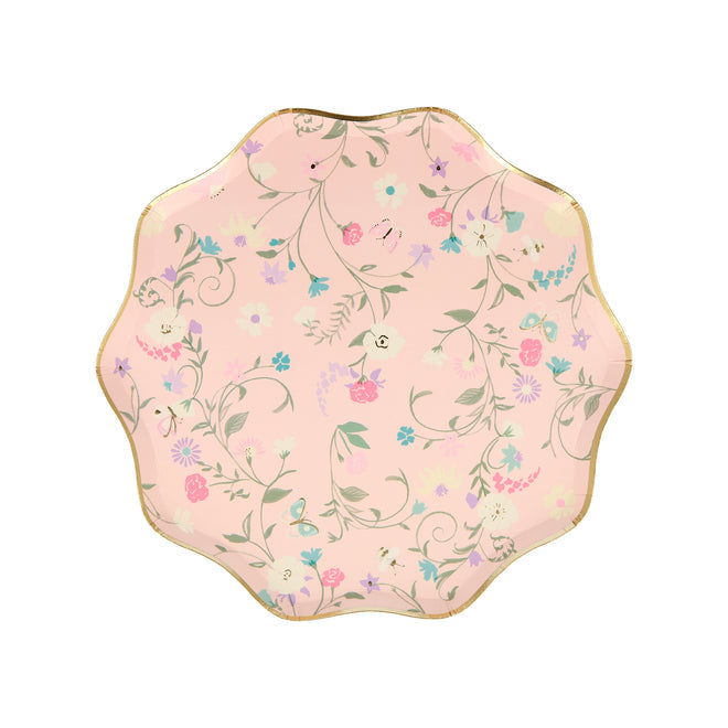 A Meri Meri Ladurée Paris Floral Side Plate.